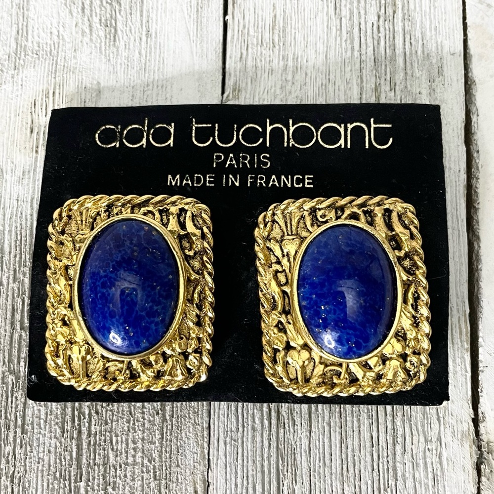 ADA TUCHBANT Vintage Clip On Earrings